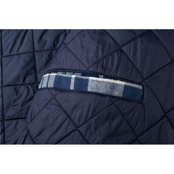 Men's Quilted Lined Flannel Hoodie Jacket Cotton Button Down Shirt Jacket - Picture 11 of 12